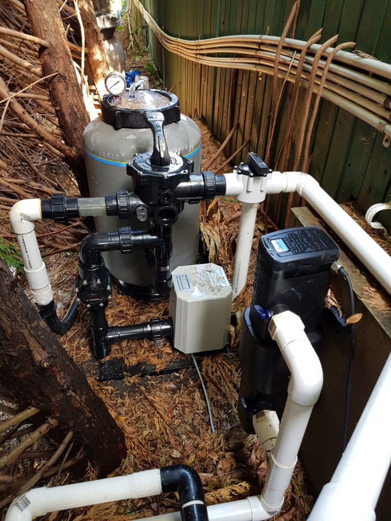 Aquaculture filter system for ponds using pool pumps.